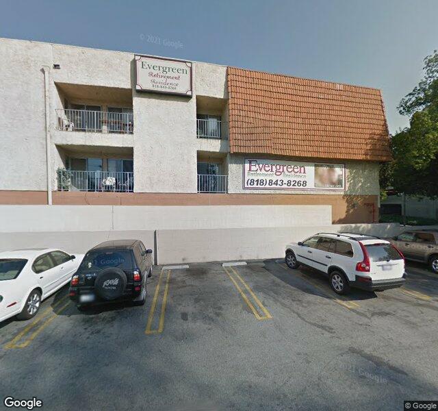 Evergreen Retirement Assisted Living in Burbank, CA — Street View