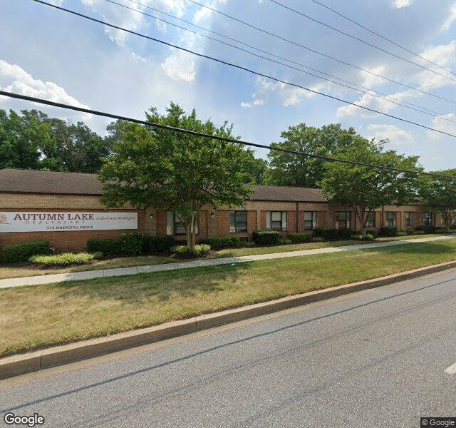 Autumn Lake Healthcare at Baltimore Washington Nursing Home in Glen Burnie, MD — Street View
